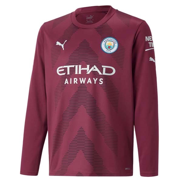 Tailandia Camiseta Manchester City Portero ML 2022-23 Rojo